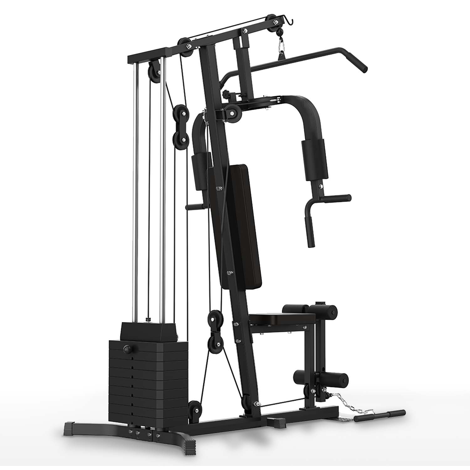 HOME GYM MULTIFUNCIONAL XTREME FORCE 45 KG CON POLEAS - 2