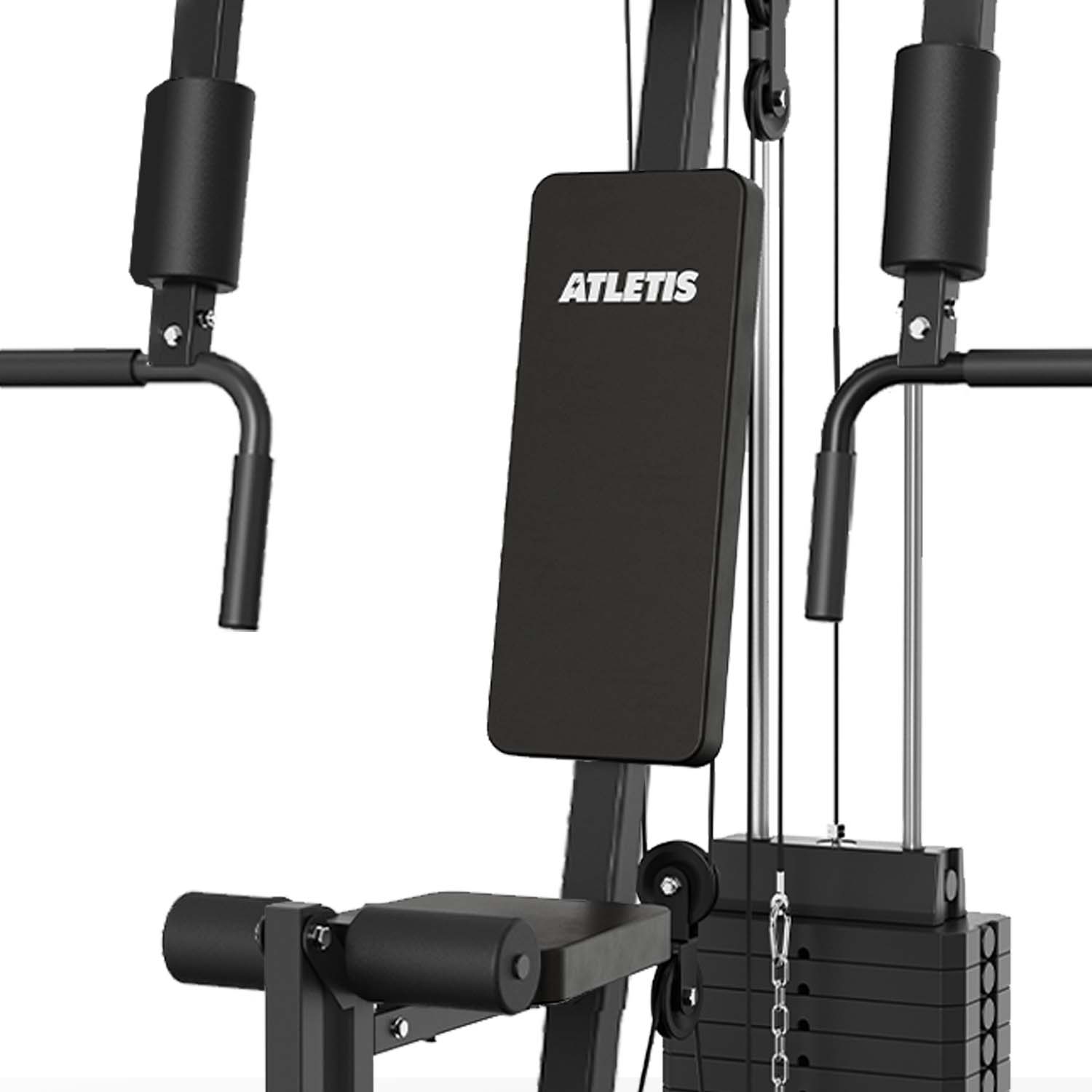 HOME GYM MULTIFUNCIONAL XTREME FORCE 45 KG CON POLEAS - 3