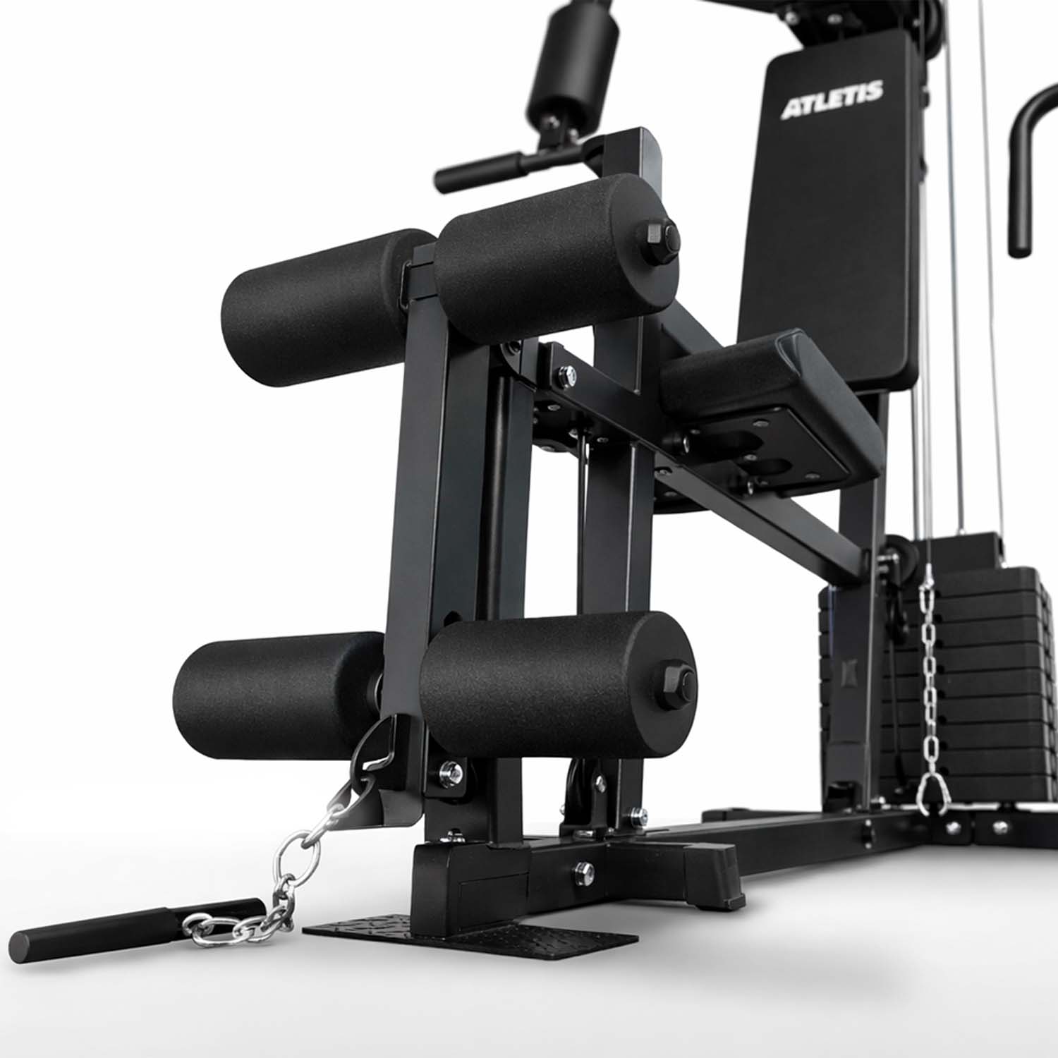 HOME GYM MULTIFUNCIONAL XTREME FORCE 45 KG CON POLEAS - 4
