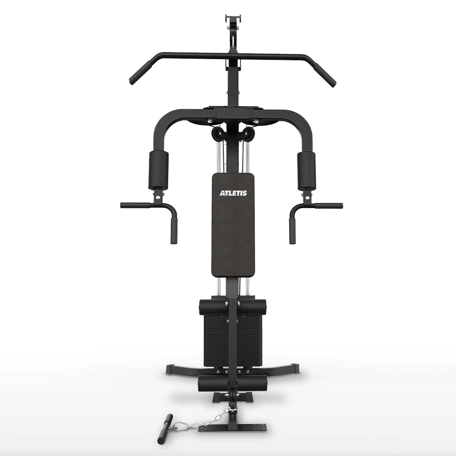HOME GYM MULTIFUNCIONAL XTREME FORCE 45 KG CON POLEAS - 5