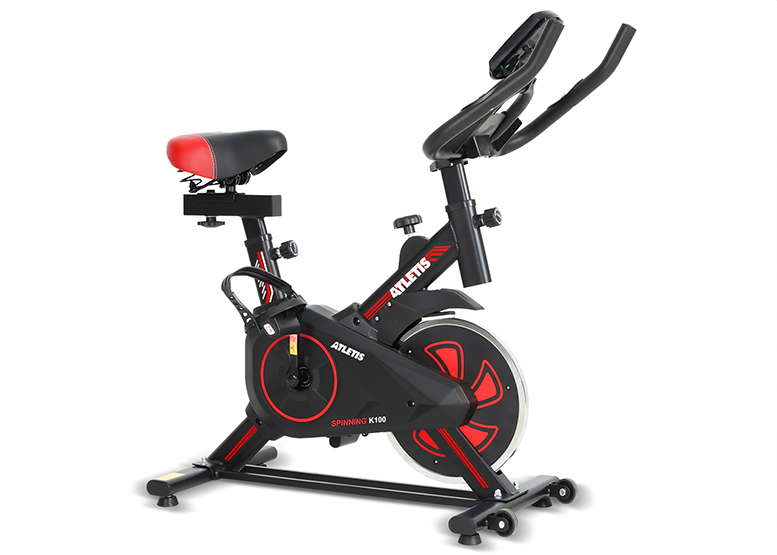 BICICLETA SPINNING K100 ROJO - 1