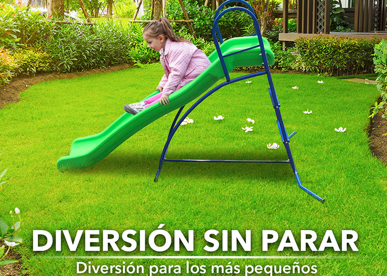 RESBALÍN INFANTIL 4.5 FT VERDE - 5