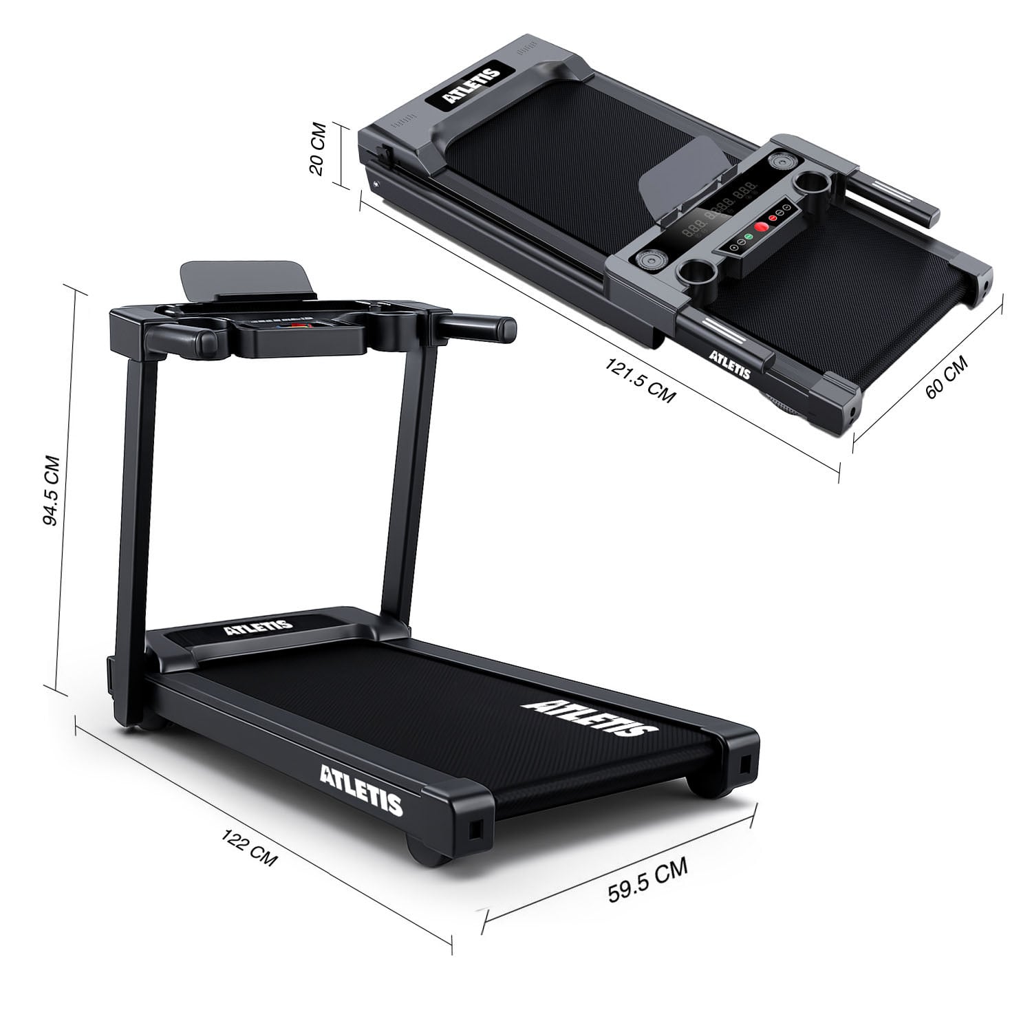 TROTADORA M100 10KM/H 2 HP PLEGABLE - 8