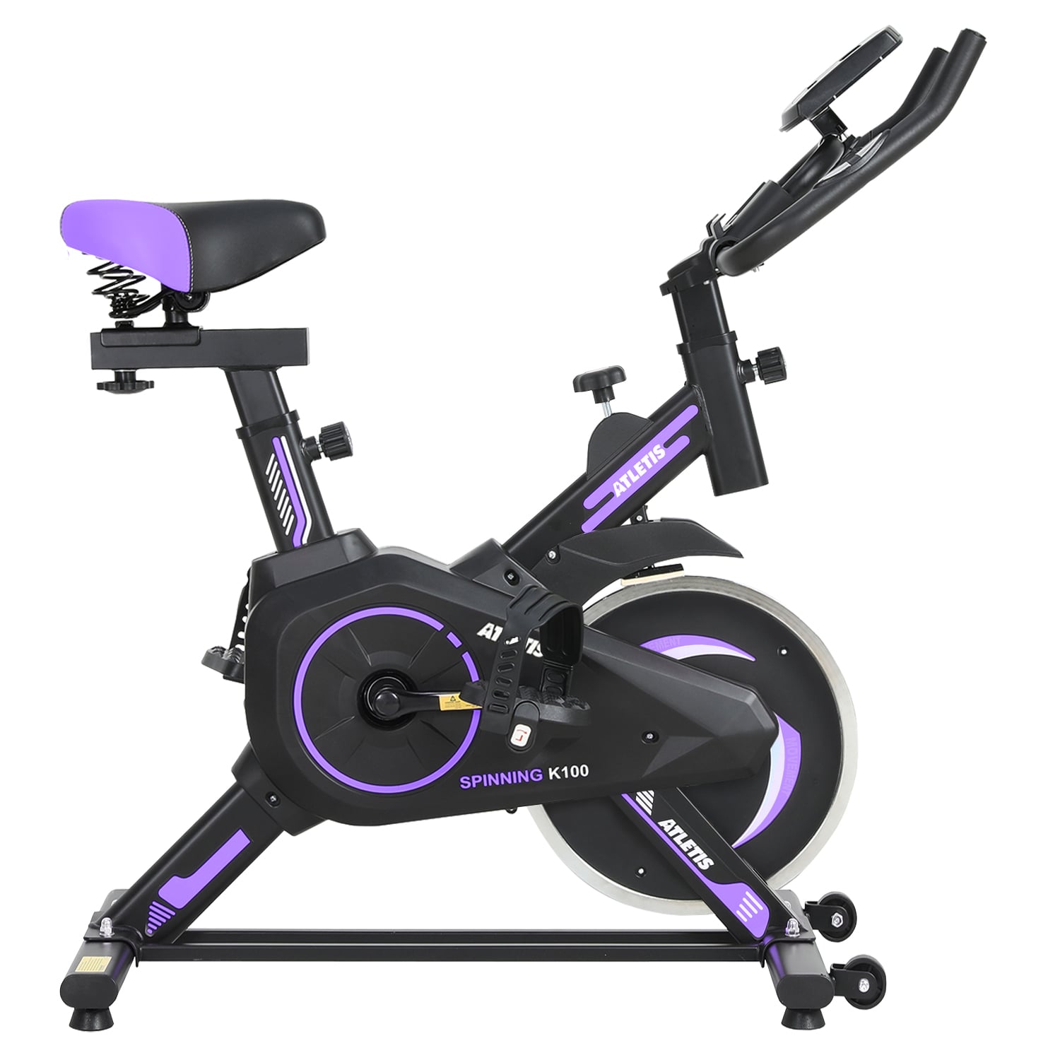 BICICLETA SPINNING K100 LITE MORADO - 2