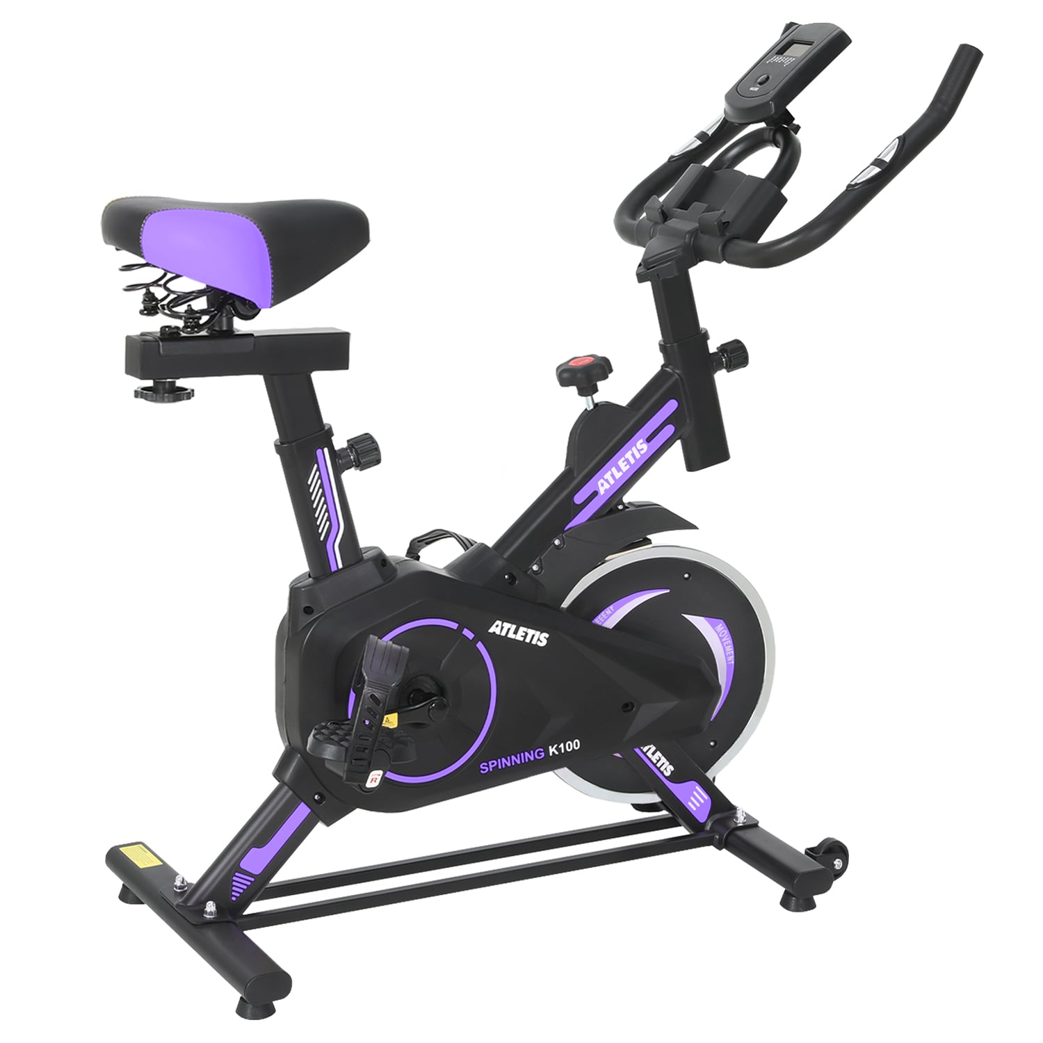 BICICLETA SPINNING K100 LITE MORADO - 3