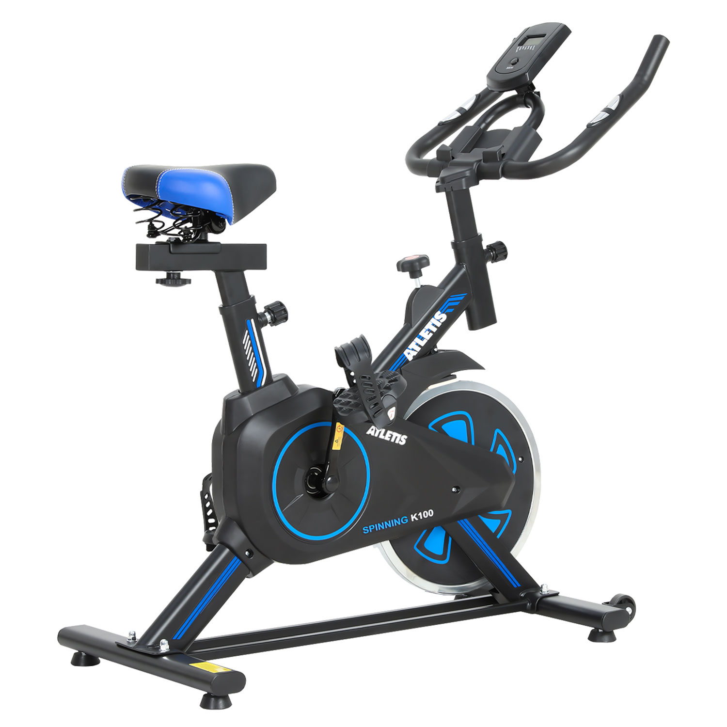 BICICLETA SPINNING K100 LITE AZUL - 3