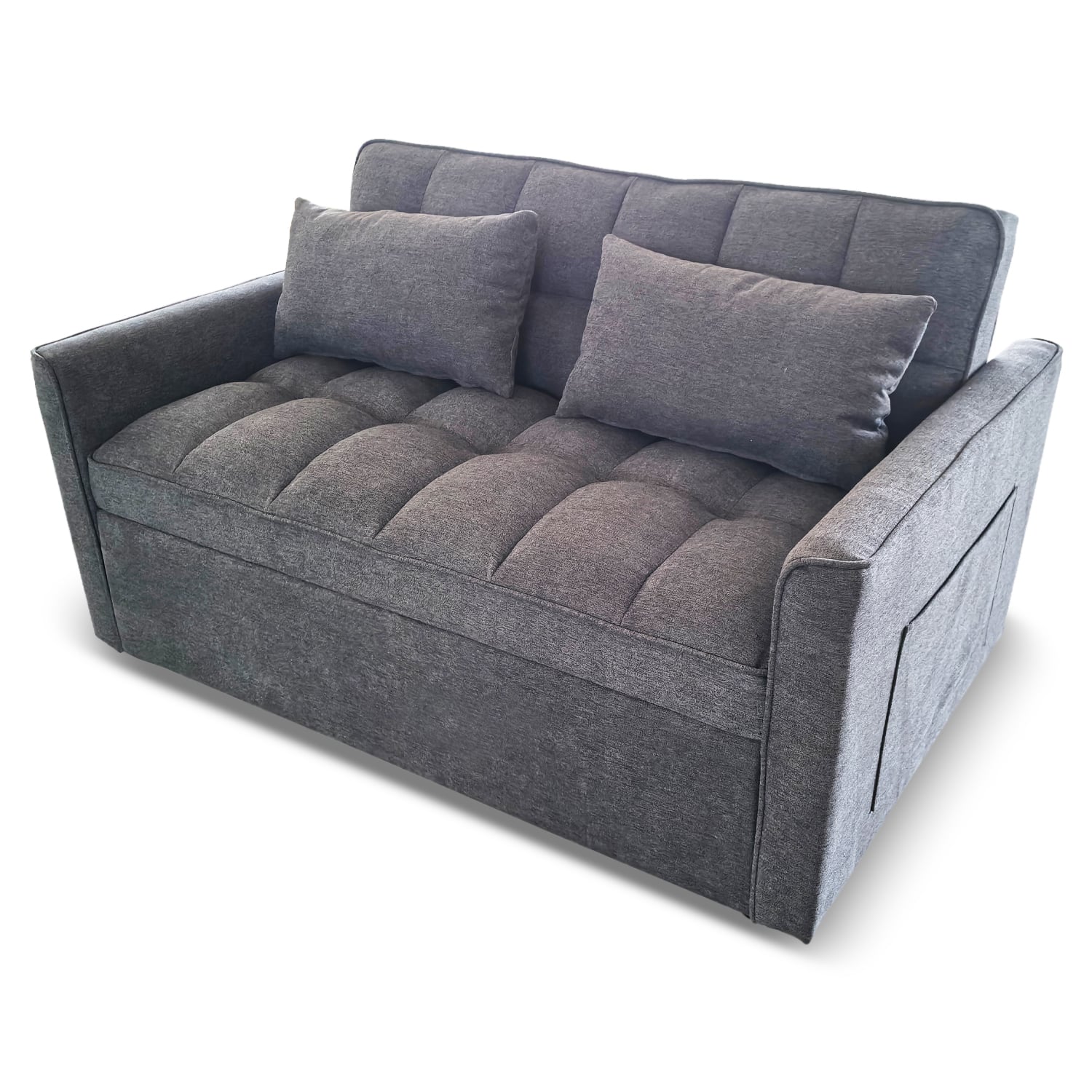 SOFA CAMA GRIS OSCURO - 2