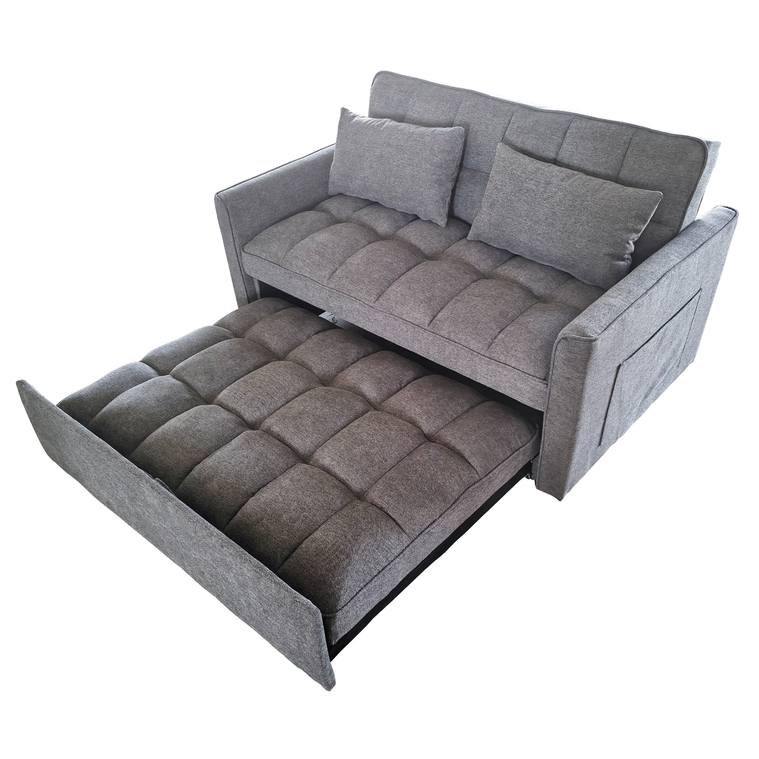 SOFA CAMA GRIS OSCURO - 3