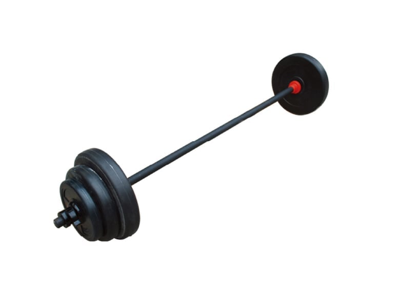 SET BARRA ATLETIS 57066 1.2 MTS + DISCOS CEMENTO 20 KG - 1