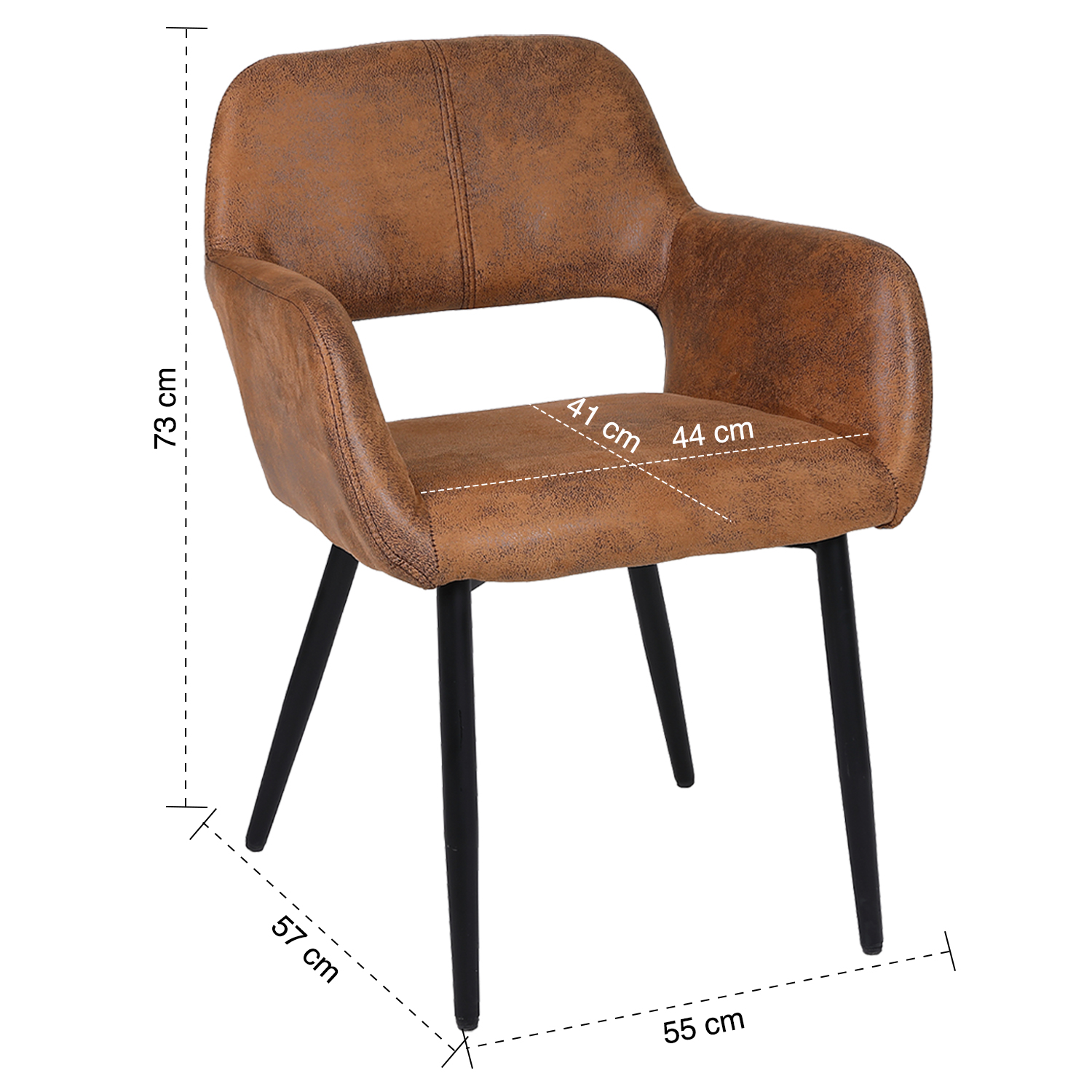 SET X 2 SILLA COMEDOR SITIAL CROMWELL - 8
