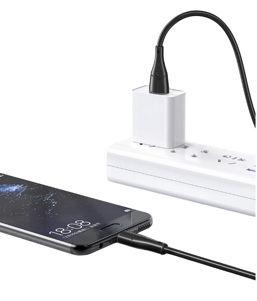 CABLE DE CARGA RÁPIDA PARA TELÉFONO TIPO MICRO USB-V8 A USB X 2 UND - 6