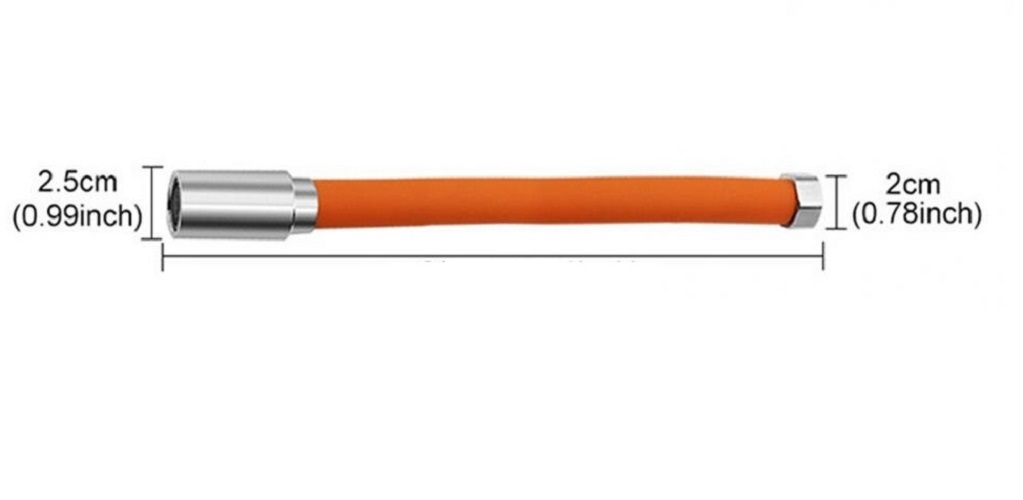 TUBO DE EXTENSIÓN DE GRIFO DE LAVABO UNIVERSAL X 2 UND - 3