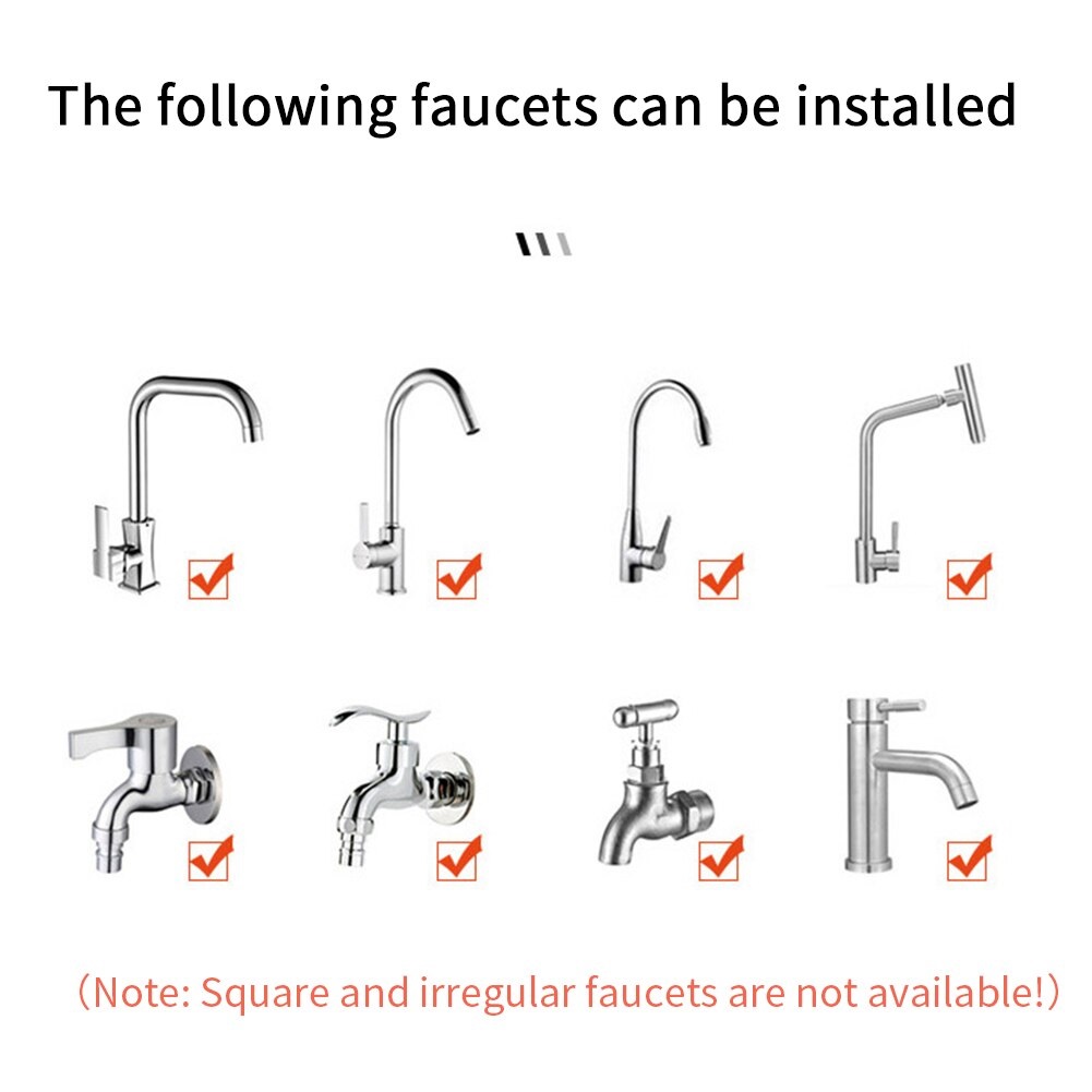 TUBO DE EXTENSIÓN DE GRIFO DE LAVABO UNIVERSAL X 2 UND - 6