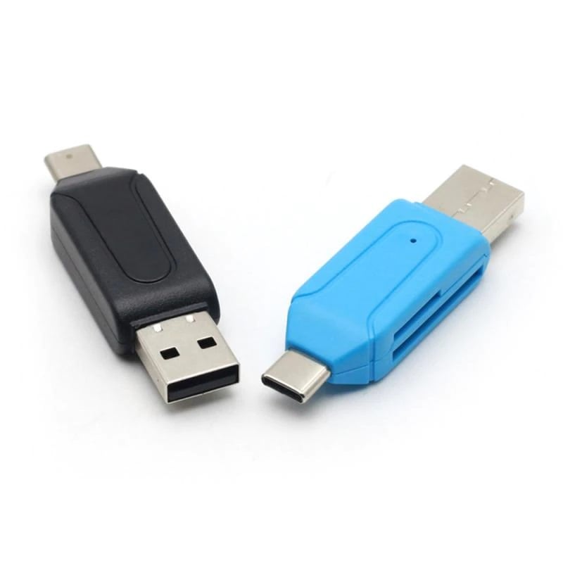 LECTOR DE TARJETAS SD USB 3.0, LECTOR DE TARJETAS DE MEMORIA TIPO C X 2 UND - 1