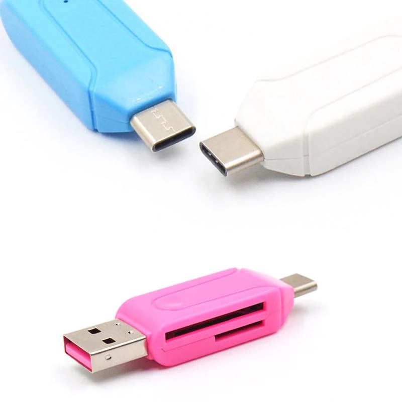 LECTOR DE TARJETAS SD USB 3.0, LECTOR DE TARJETAS DE MEMORIA TIPO C X 2 UND - 2