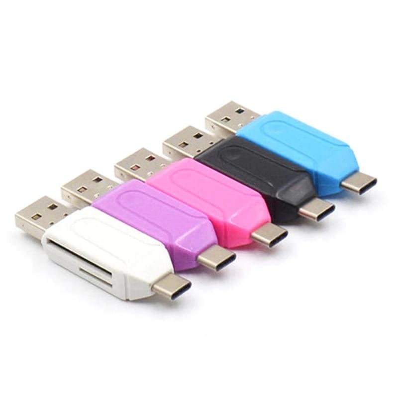 LECTOR DE TARJETAS SD USB 3.0, LECTOR DE TARJETAS DE MEMORIA TIPO C X 2 UND - 4