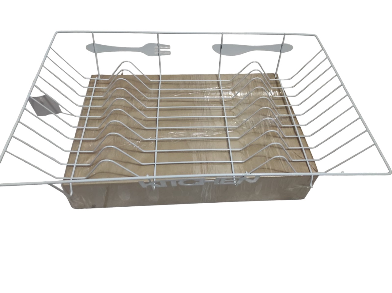 ESCURRIDOR DE PLATOS DE ALAMBRE DE METAL PARA CUBIERTOS X 2 UND - 2