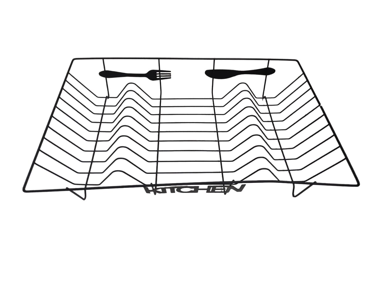 ESCURRIDOR DE PLATOS DE ALAMBRE DE METAL PARA CUBIERTOS X 2 UND - 3