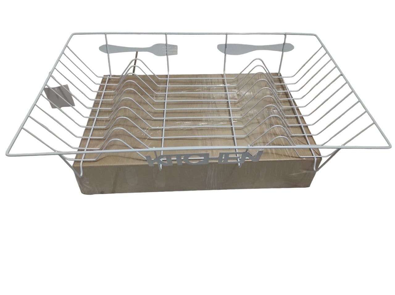 ESCURRIDOR DE PLATOS DE ALAMBRE DE METAL PARA CUBIERTOS X 2 UND - 5
