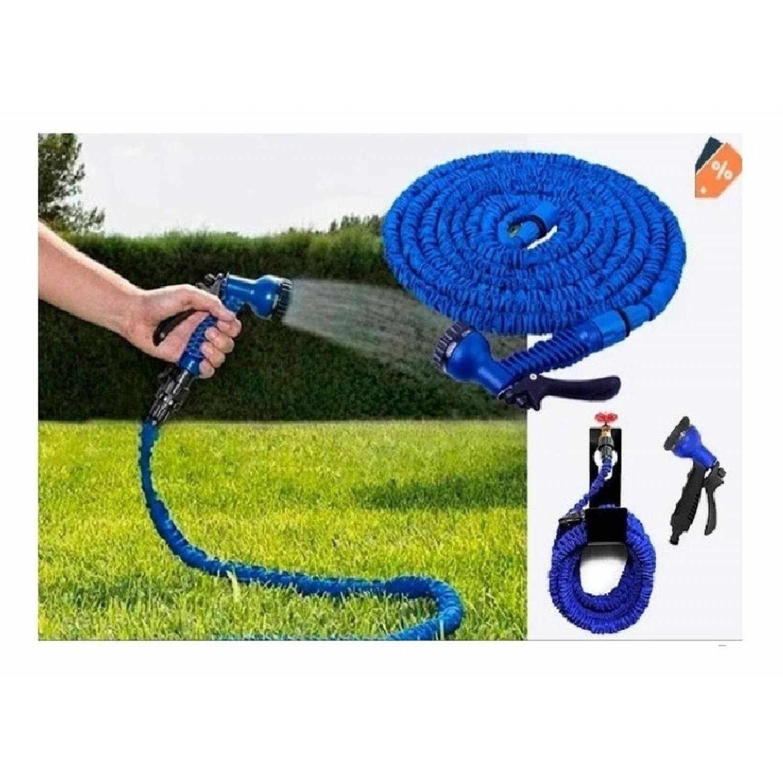 MANGUERA EXPANDIBLE MAGIC HOSE 15M/50FT AZUL - 3