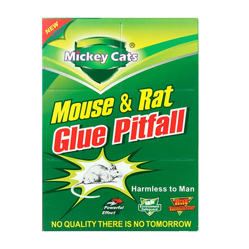 TRAMPA PARA RATAS Y RATONES ADHESIVA X 5 PIEZAS - 1