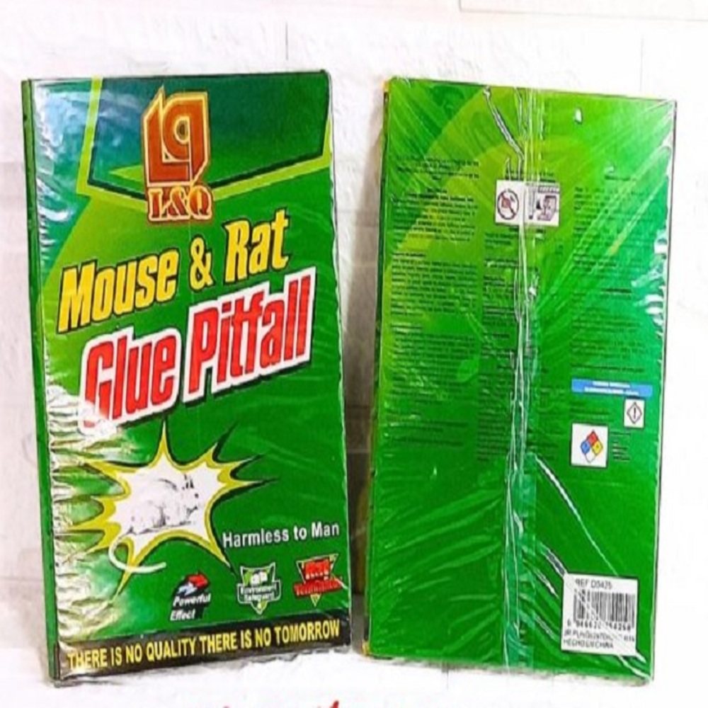 TRAMPA PARA RATAS RATONES PERICOTES PEGAMENTO ADHESIVO 5 UND - 3