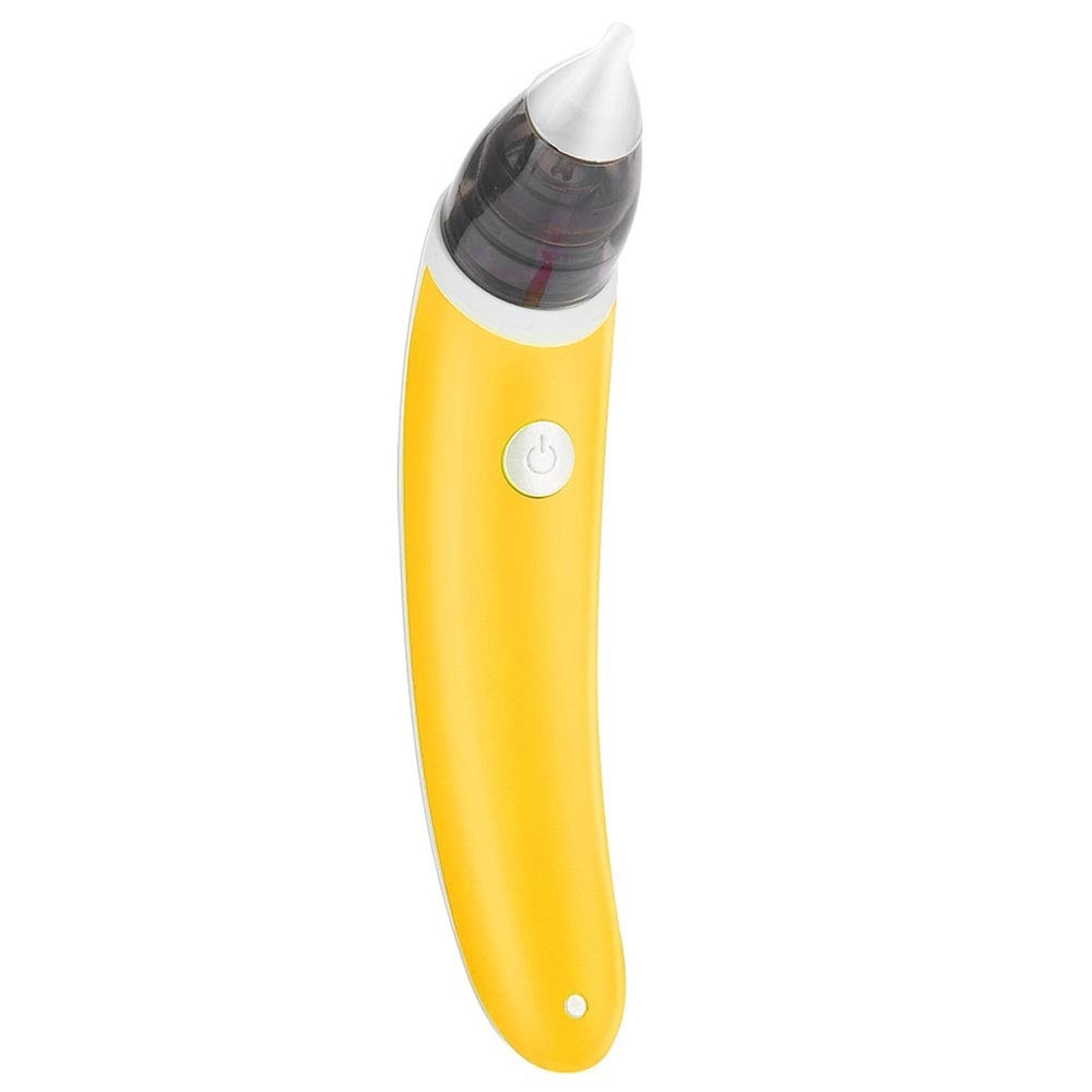 ASPIRADOR ELÉCTRICO NASAL Y AUDITIVO SEGURO PARA RECIÉN NACIDOS AMARILLO - 2