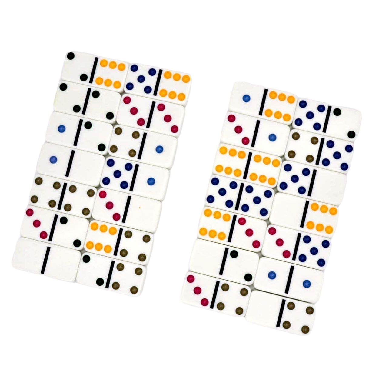 JUEGO DE MESA DOMINÓ 28 PIEZAS CAJA DE PLASTICO - 5