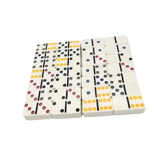 DOMINO DOBLE 6 - 28 PIEZAS CAJA DE LATA - 2