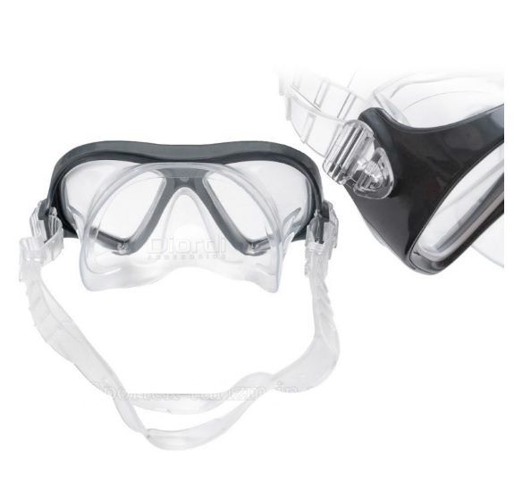 SET DE MÁSCARA Y SNORKEL DE NATACIÓN INTEX PLOMO - 3