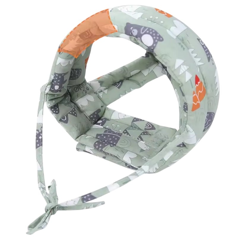 CASCO PROTECTOR PARA LOS NIÑOS Y BEBES VERDE - 3