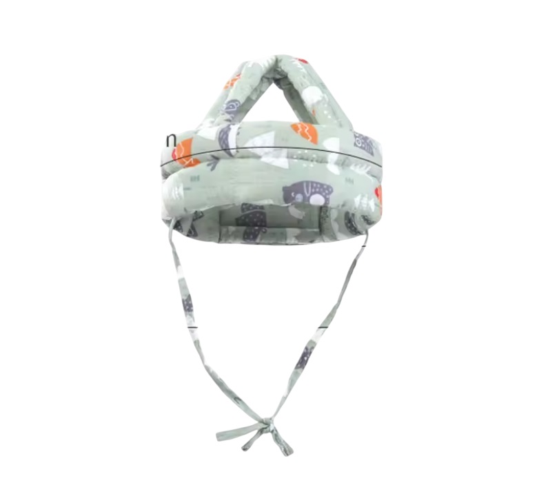 BEBE NIÑOS PROTECTOR DE LA CABEZA SOMBRERO ALMOHADA VERDE - 3