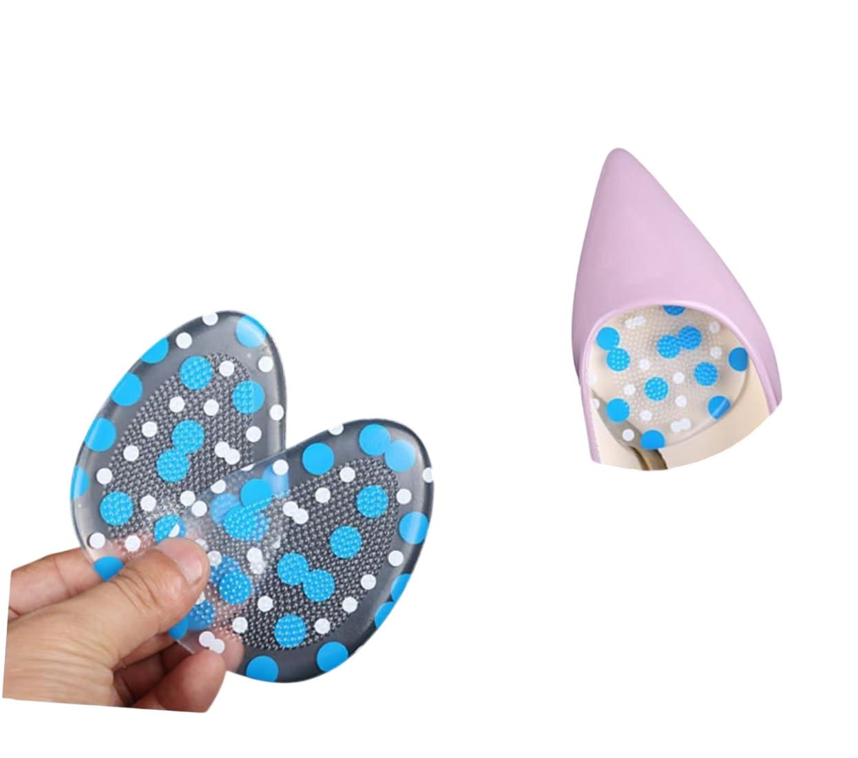 TACONES ALTOS, COJÍN PARA EL TALÓN, ALIVIO DEL DOLOR X 2 PAQUETES - 1