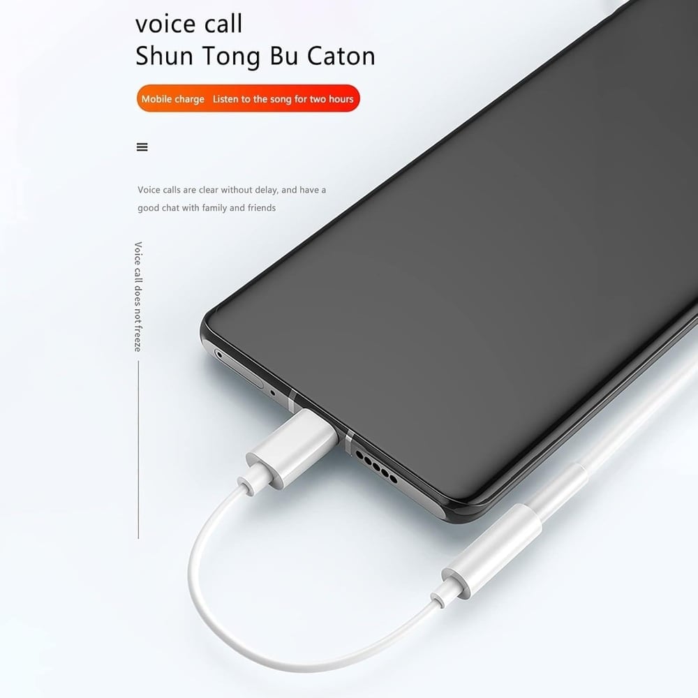 ADAPTADOR DE AUDIO DE 3.5 MM PARA IPHONE 15, 15 PRO MAX, SAMSUNG GALAXY Y OTROS - 8