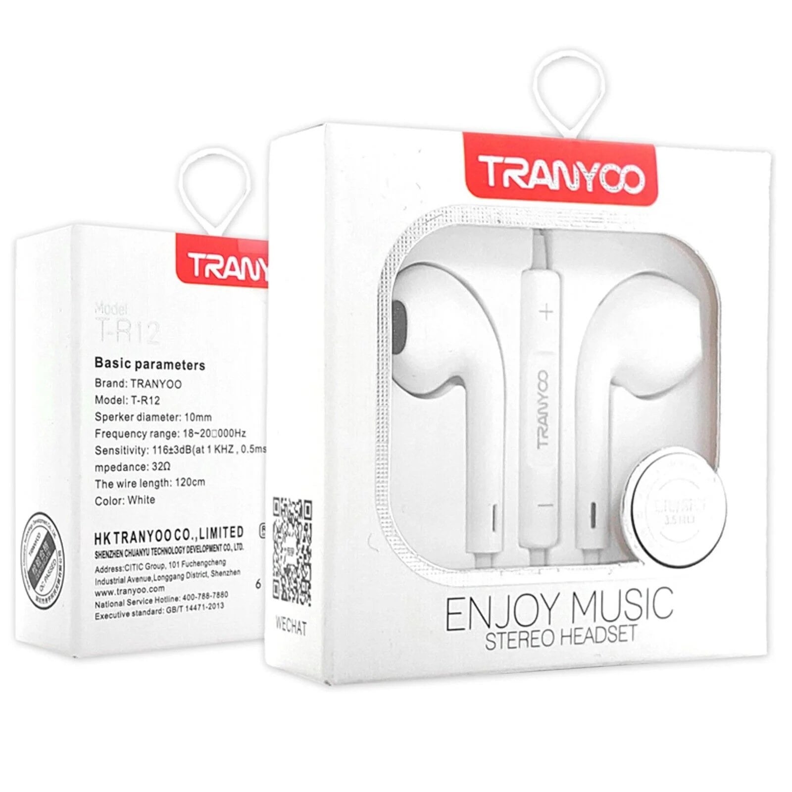 AURICULARES AUXILIARES CON MICRÓFONO BLANCO - 5