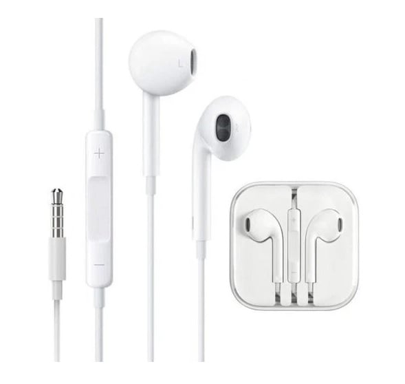 AURICULARES AUXILIARES CON MICRÓFONO BLANCO - 6