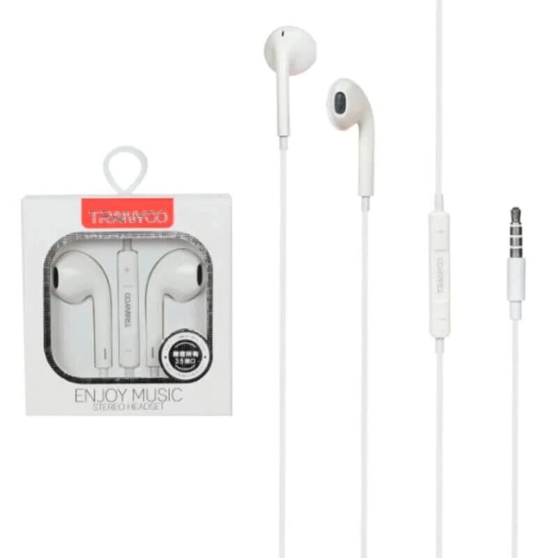 AURICULARES AUXILIARES CON MICRÓFONO BLANCO - 7