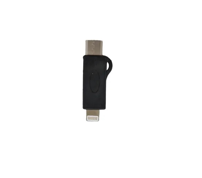 ADAPTADOR DE ILUMINACIÓN MICRO USB CONECTOR A TIPO C Y LIGHTNING X 2 UND - 4