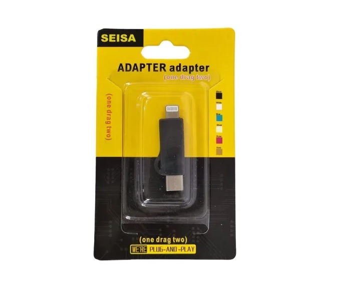 ADAPTADOR DE ILUMINACIÓN MICRO USB CONECTOR A TIPO C Y LIGHTNING X 2 UND - 5