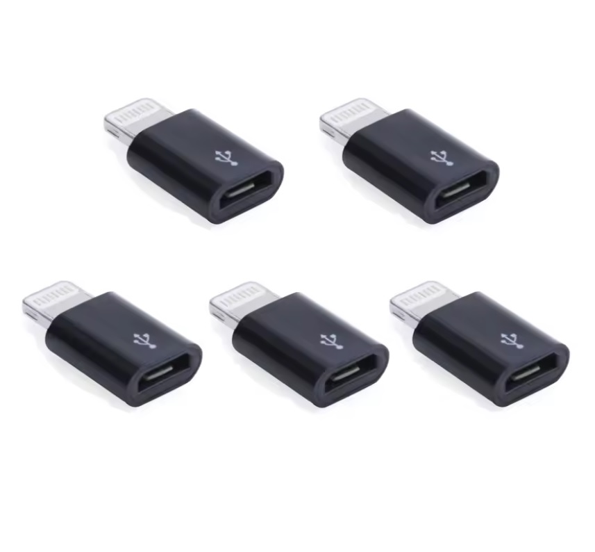 ADAPTADOR DE LIGHTNING MICRO USB CONECTOR - 5