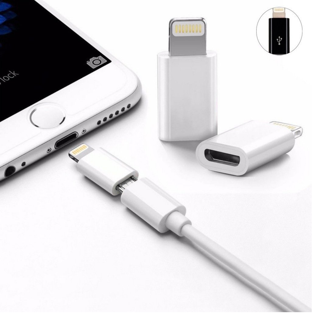 ADAPTADOR DE LIGHTNING MICRO USB CONECTOR - 9