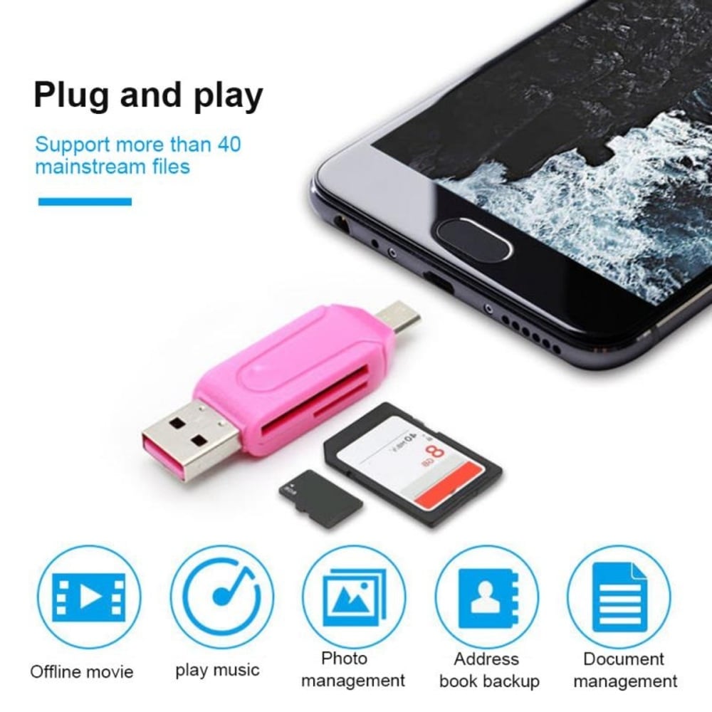 ADAPTADOR USB MULTIFUNCIÓN OTG TIPO C - 6