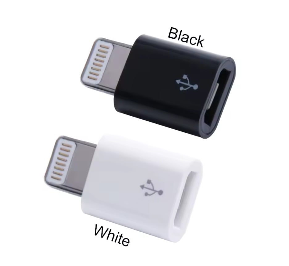 ADAPTADOR DE LIGHTNING MICRO USB CONECTOR X 2 UND - 10