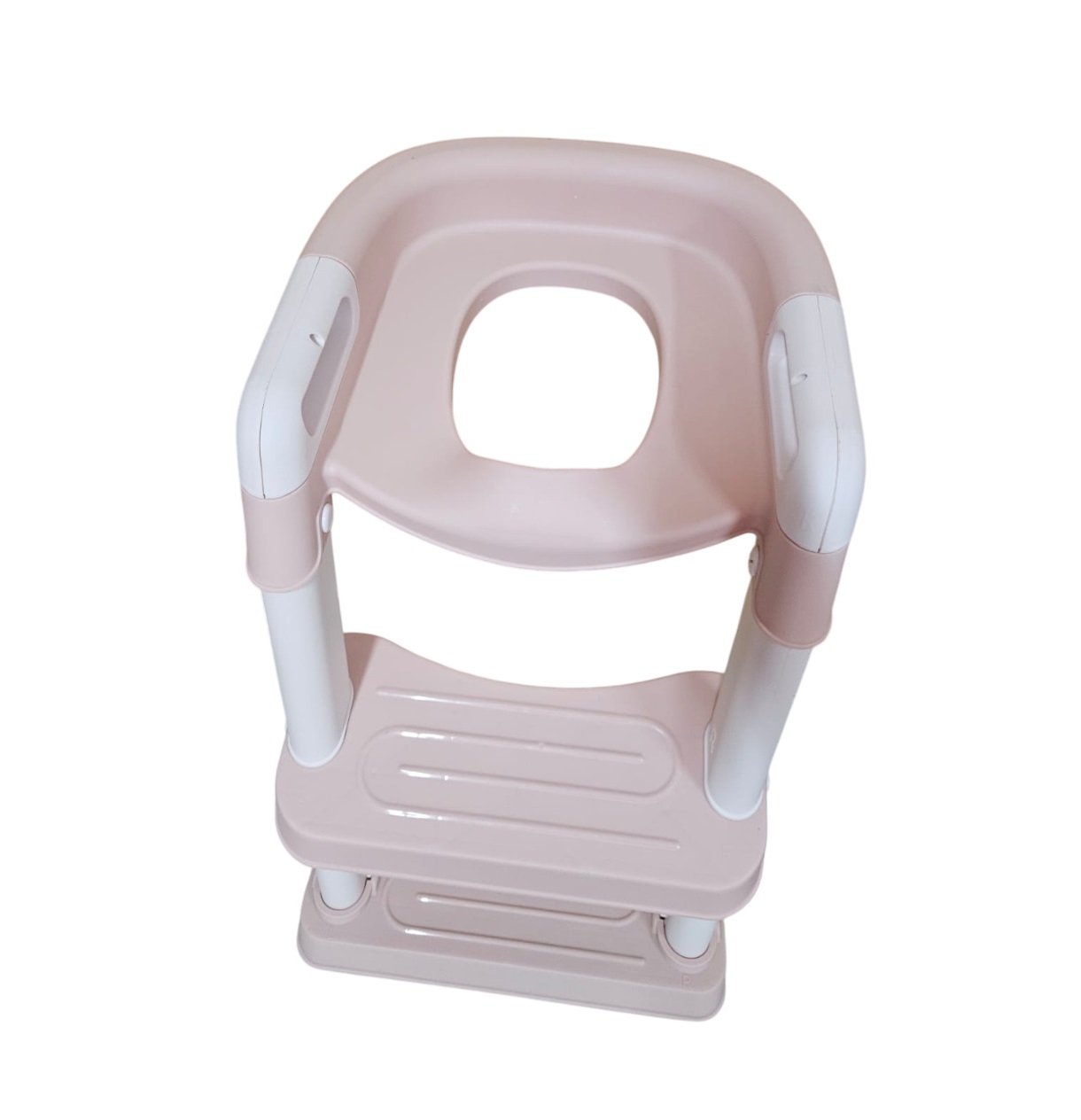 ESCALERA PARA INODORO DE ENTRENAMIENTO PARA NIÑOS Y NIÑAS ROSADO - 1