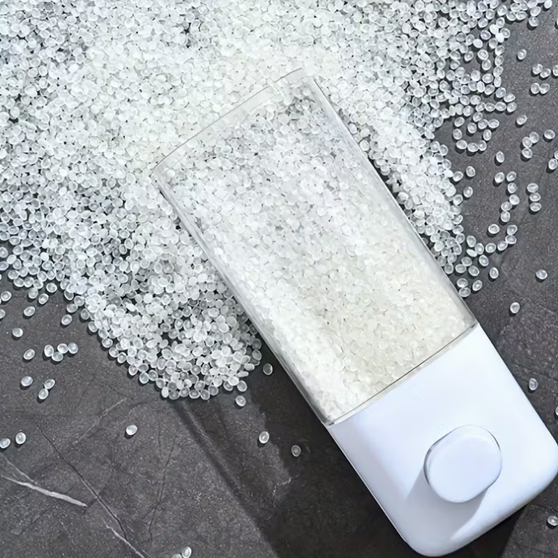 DISPENSADOR DE JABÓN Y GEL DE DUCHA CROMADO DE 500 ML PARA BAÑO BLANCO - 10