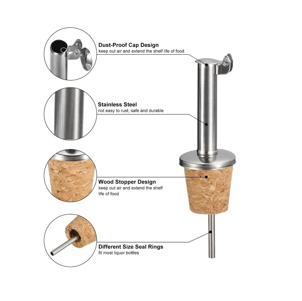 DISPENSADOR DE VINAGRE CON TAPA ABATIBLE CON BISAGRAS - 6