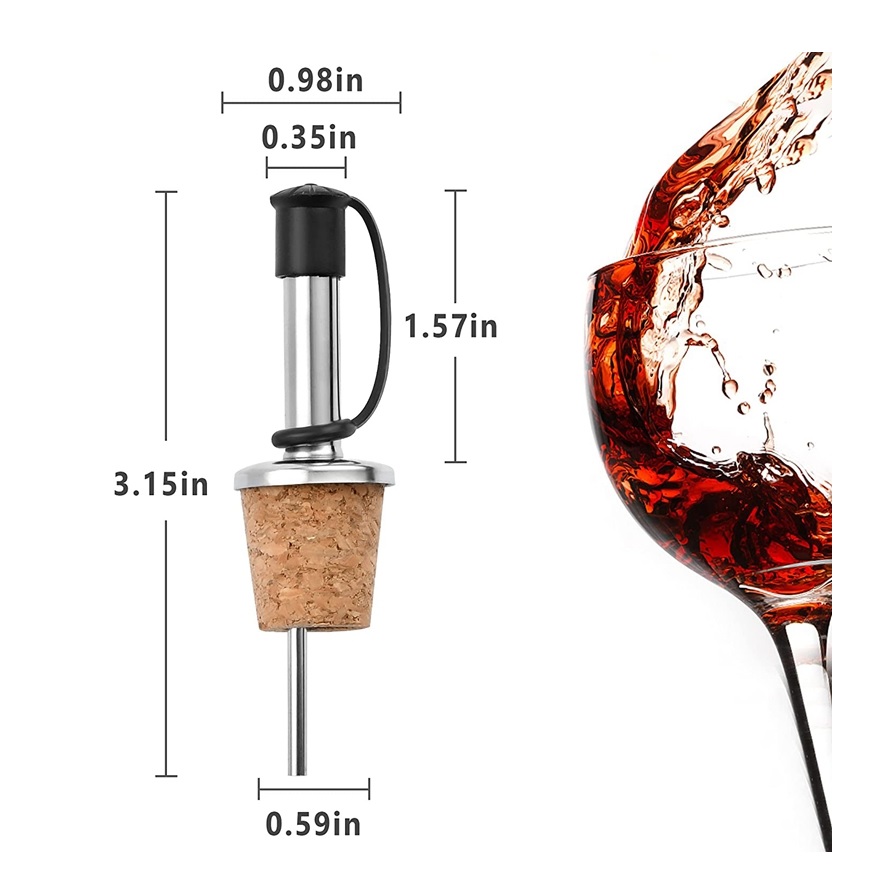 PICOS PARA BOTELLAS DE ACEITE TAPA DE GOMA VERTEDORES - 3