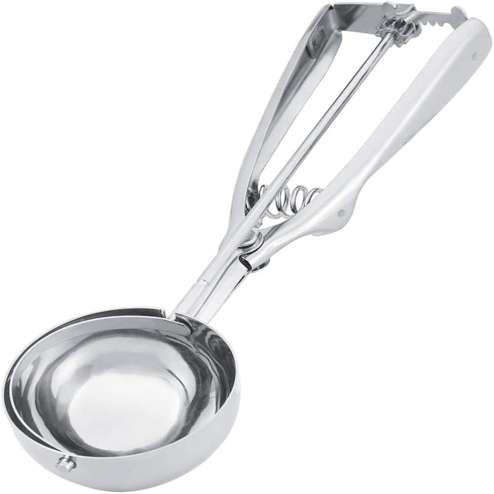 CUCHARAS DE METAL PARA CUPCAKES, HELADOS Y MELÓN 6 CM X 2 UND - 7