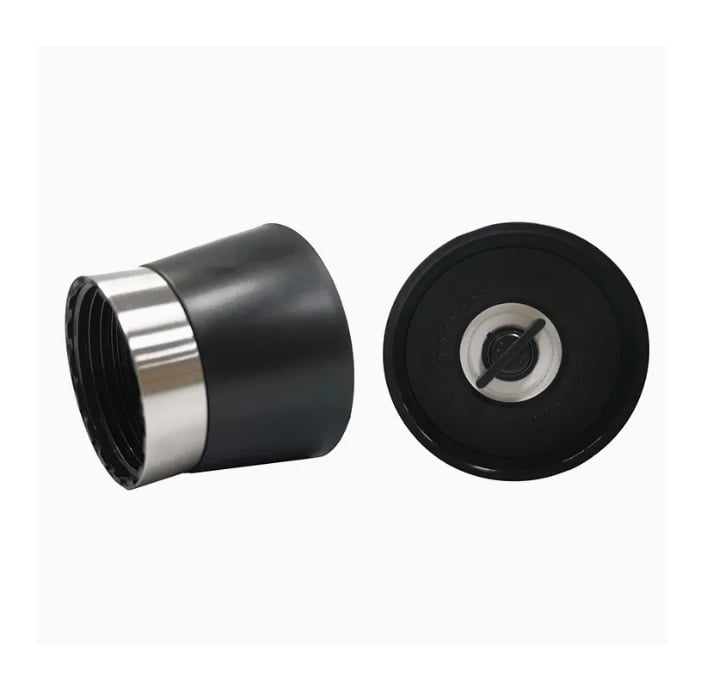 MOLINILLO DE SAL Y PIMIENTA RECARGABLE DE DOBLE CABEZAL 2 EN 1 X 2 UND - 2