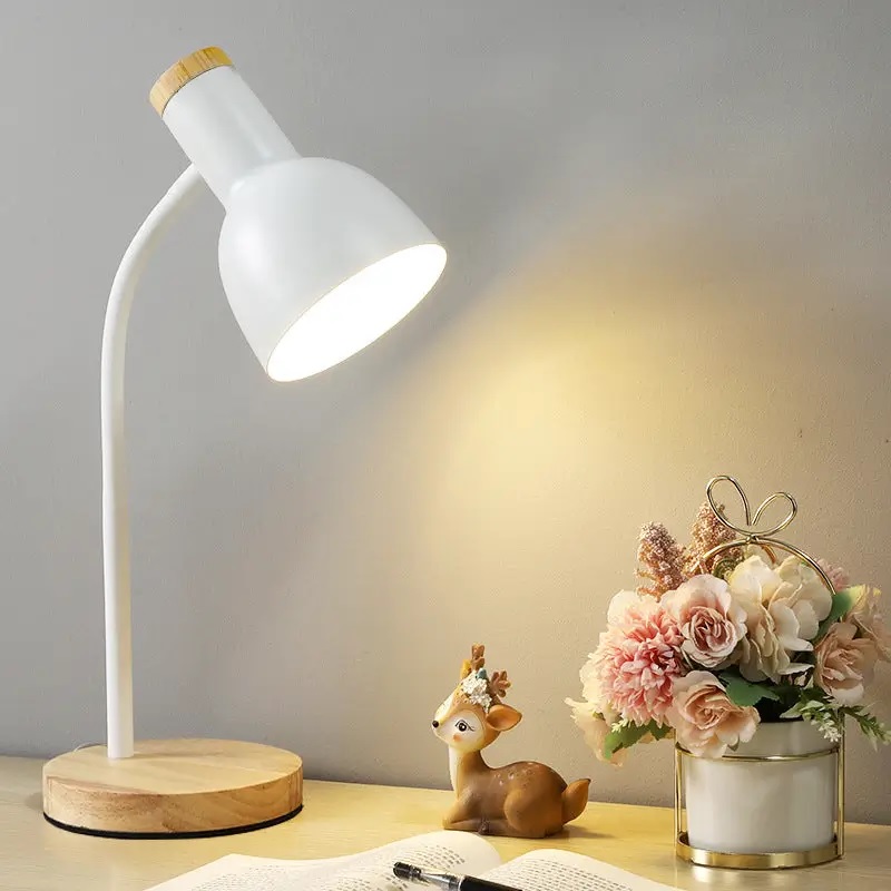 LAMPARA DE MESA LÁMPARA ESCRITORIO LED BLANCO - 3